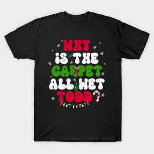 Why The Carpet All Wet Todd T-Shirt